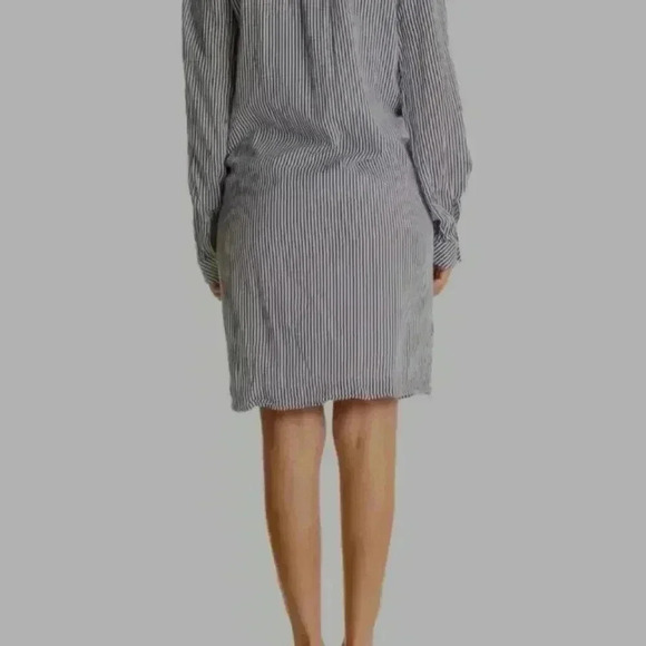 Lilly Pulitzer Nautical Striped Popover Long Sleeve Shirt Dress - Picture 2 of 11